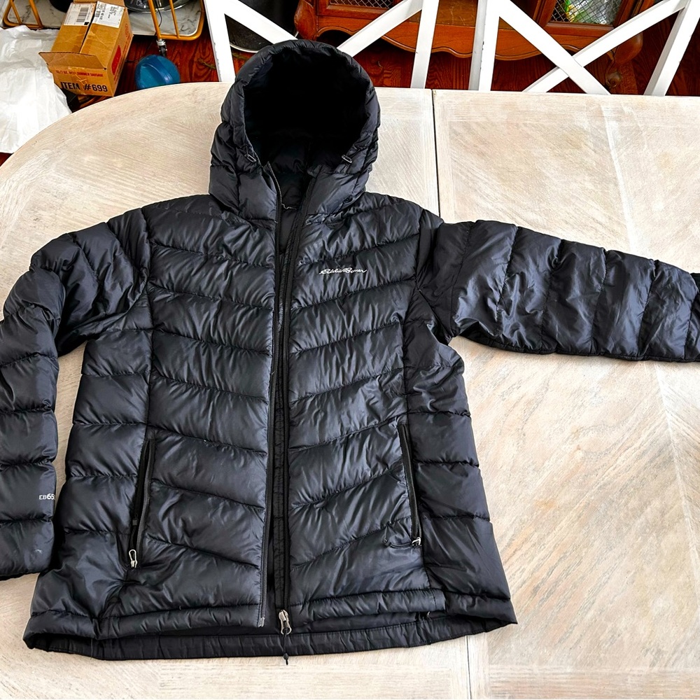 Eddie Bauer Down Lightweight Jacket Black Large